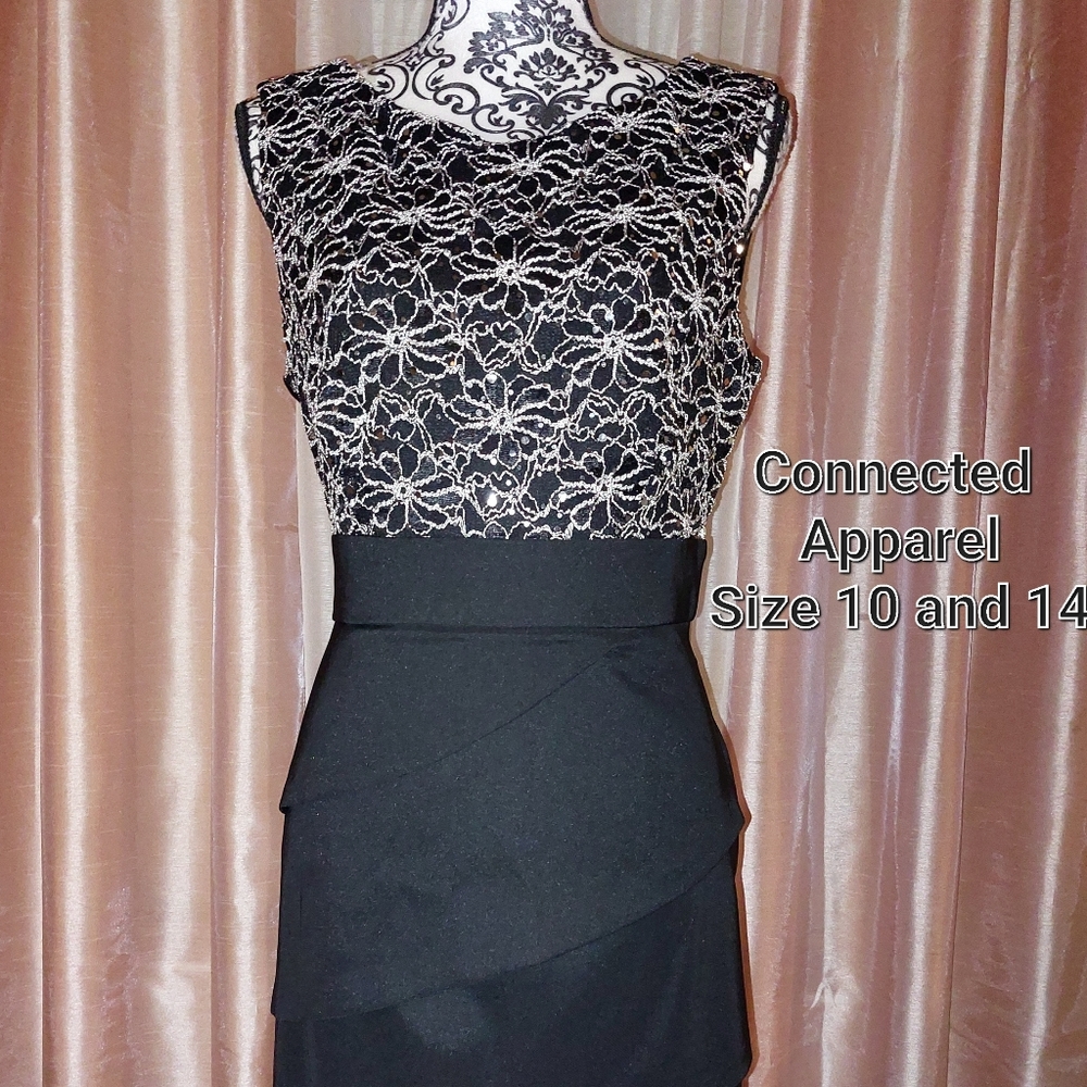 Dress Black silver size 10